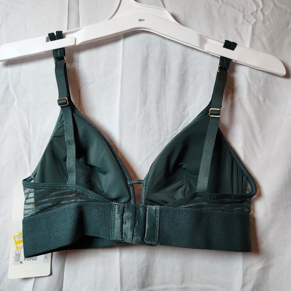 New Lively Women's Green Wireless Lightly Line Bra Adjustable Straps Size S - Picture 3 of 4